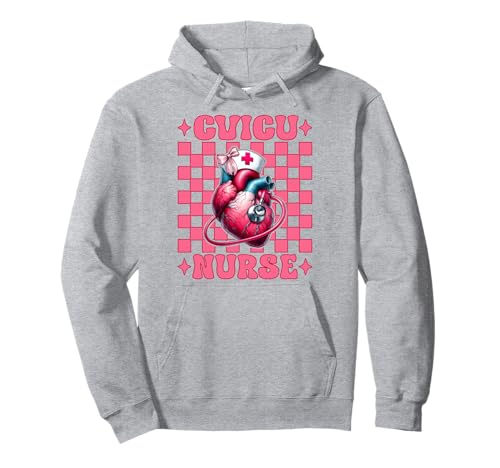 CVICU Krankenschwester Herzkrankenschwester VICU ICU CICU Kardiologie Mädchen Mama Pullover Hoodie CVICU Krankenschwester Herzkrankenschwester VICU ICU CICU Kardiologie Mädchen Mama Pullover Hoodie von Womens Coquette Bow Cardiac Nurse Cardiology Gifts