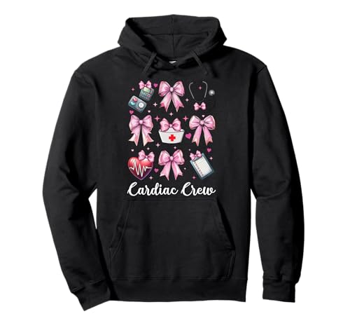 Cardiac Crew Cardiac Nurse VICU ICU CICU Kardiologie Mädchen Mama Pullover Hoodie Cardiac Crew Cardiac Nurse VICU ICU CICU Kardiologie Mädchen Mama Pullover Hoodie von Womens Coquette Bow Cardiac Nurse Cardiology Gifts