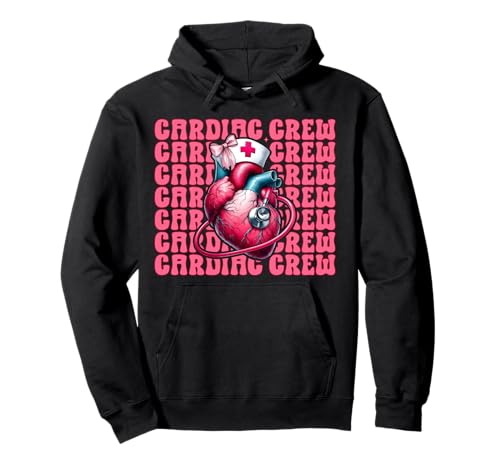 Cardiac Crew Cardiac Nurse VICU ICU CICU Kardiologie Mädchen Mama Pullover Hoodie Cardiac Crew Cardiac Nurse VICU ICU CICU Kardiologie Mädchen Mama Pullover Hoodie von Womens Coquette Bow Cardiac Nurse Cardiology Gifts