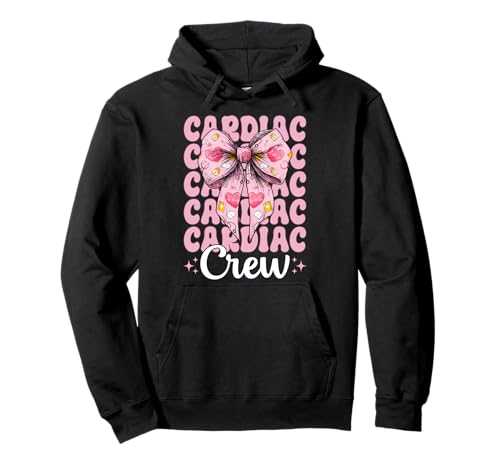 Cardiac Crew Cardiac Nurse VICU ICU CICU Kardiologie Mädchen Mama Pullover Hoodie Cardiac Crew Cardiac Nurse VICU ICU CICU Kardiologie Mädchen Mama Pullover Hoodie von Womens Coquette Bow Cardiac Nurse Cardiology Gifts