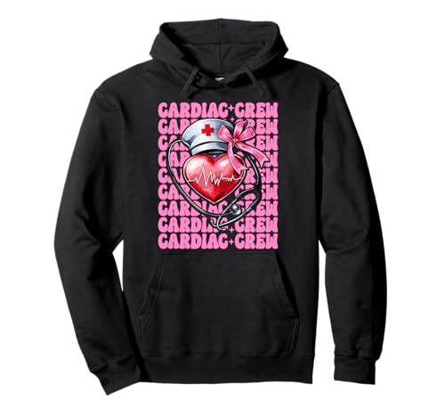 Cardiac Crew Cardiac Nurse VICU ICU CICU Kardiologie Mädchen Mama Pullover Hoodie Cardiac Crew Cardiac Nurse VICU ICU CICU Kardiologie Mädchen Mama Pullover Hoodie von Womens Coquette Bow Cardiac Nurse Cardiology Gifts