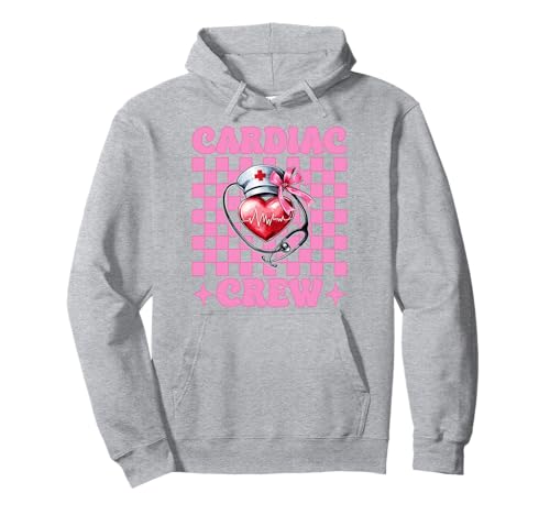 Cardiac Crew Cardiac Nurse VICU ICU CICU Kardiologie Mädchen Mama Pullover Hoodie Cardiac Crew Cardiac Nurse VICU ICU CICU Kardiologie Mädchen Mama Pullover Hoodie von Womens Coquette Bow Cardiac Nurse Cardiology Gifts