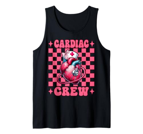 Cardiac Crew Cardiac Nurse VICU ICU CICU Kardiologie Mädchen Mama Tank Top Cardiac Crew Cardiac Nurse VICU ICU CICU Kardiologie Mädchen Mama Tank Top von Womens Coquette Bow Cardiac Nurse Cardiology Gifts