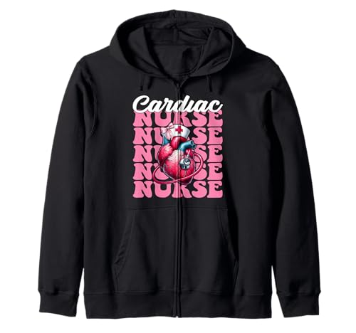 Cardiac Nurse VICU ICU CICU Kardiologie Mädchen Mama Kokette Bogen Kapuzenjacke Cardiac Nurse VICU ICU CICU Kardiologie Mädchen Mama Kokette Bogen Kapuzenjacke von Womens Coquette Bow Cardiac Nurse Cardiology Gifts