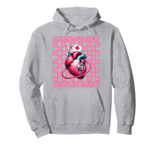 Kardiologieabteilung Herzkrankenschwester VICU ICU CICU Girl Mom Pullover Hoodie Kardiologieabteilung Herzkrankenschwester VICU ICU CICU Girl Mom Pullover Hoodie von Womens Coquette Bow Cardiac Nurse Cardiology Gifts