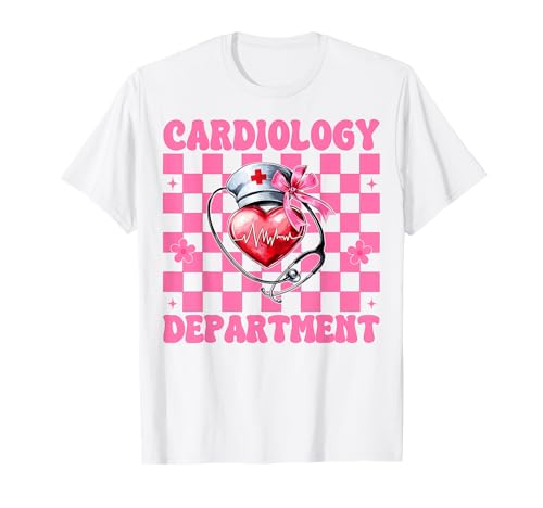Kardiologieabteilung Herzkrankenschwester VICU ICU CICU Girl Mom T-Shirt Kardiologieabteilung Herzkrankenschwester VICU ICU CICU Girl Mom T-Shirt von Womens Coquette Bow Cardiac Nurse Cardiology Gifts