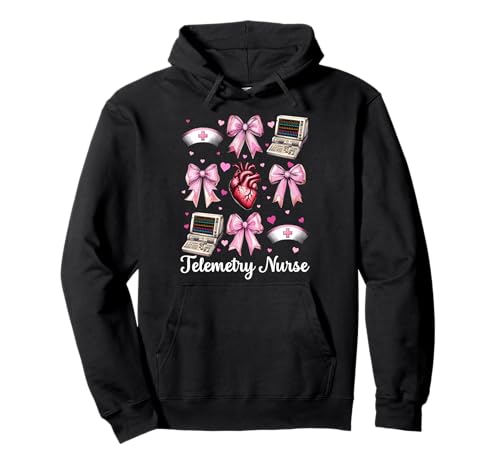 Telemetrie Krankenschwester Herzkrankenschwester VICU ICU CICU Kardiologie Mädchen Pullover Hoodie Telemetrie Krankenschwester Herzkrankenschwester VICU ICU CICU Kardiologie Mädchen Pullover Hoodie von Womens Coquette Bow Cardiac Nurse Cardiology Gifts