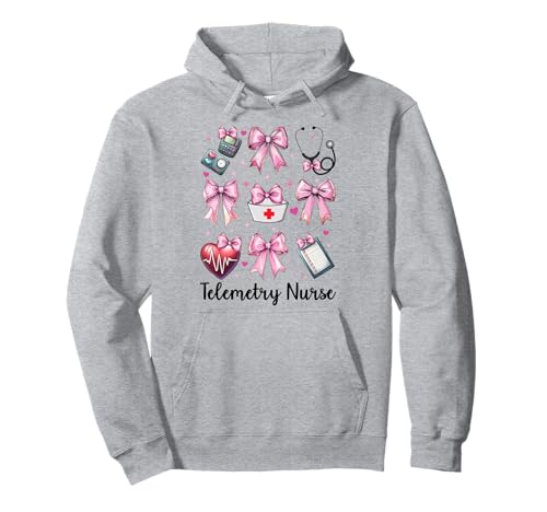 Telemetrie Krankenschwester Herzkrankenschwester VICU ICU CICU Kardiologie Mädchen Pullover Hoodie Telemetrie Krankenschwester Herzkrankenschwester VICU ICU CICU Kardiologie Mädchen Pullover Hoodie von Womens Coquette Bow Cardiac Nurse Cardiology Gifts