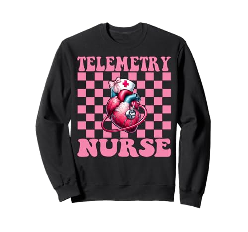 Telemetrie Krankenschwester Herzkrankenschwester VICU ICU CICU Kardiologie Mädchen Sweatshirt Telemetrie Krankenschwester Herzkrankenschwester VICU ICU CICU Kardiologie Mädchen Sweatshirt von Womens Coquette Bow Cardiac Nurse Cardiology Gifts