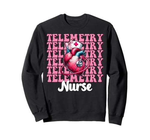 Telemetrie Krankenschwester Herzkrankenschwester VICU ICU CICU Kardiologie Mädchen Sweatshirt Telemetrie Krankenschwester Herzkrankenschwester VICU ICU CICU Kardiologie Mädchen Sweatshirt von Womens Coquette Bow Cardiac Nurse Cardiology Gifts