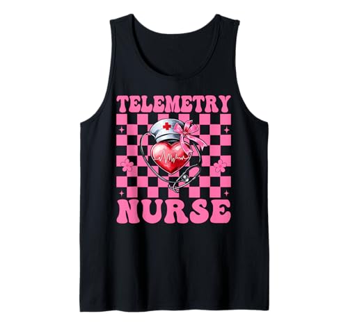 Telemetrie Krankenschwester Herzkrankenschwester VICU ICU CICU Kardiologie Mädchen Tank Top Telemetrie Krankenschwester Herzkrankenschwester VICU ICU CICU Kardiologie Mädchen Tank Top von Womens Coquette Bow Cardiac Nurse Cardiology Gifts