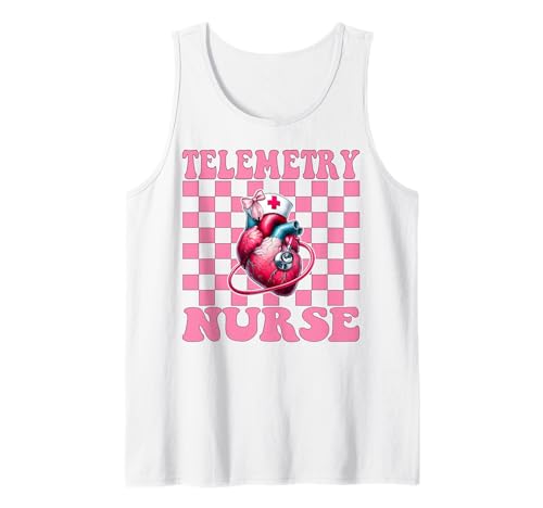 Telemetrie Krankenschwester Herzkrankenschwester VICU ICU CICU Kardiologie Mädchen Tank Top Telemetrie Krankenschwester Herzkrankenschwester VICU ICU CICU Kardiologie Mädchen Tank Top von Womens Coquette Bow Cardiac Nurse Cardiology Gifts