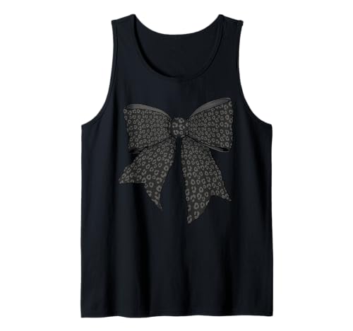 Gepardenmuster Leopardenhaut Schwarz Grau Muster Mädchen Kokette Tank Top Gepardenmuster Leopardenhaut Schwarz Grau Muster Mädchen Kokette Tank Top von Womens Coquette Bow Cheetah Print Leopard Gifts