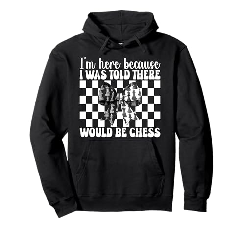 Ich Bin Hier Mir wurde gesagt, DASS es Chess Player Master Girl geben würde Pullover Hoodie von Womens Coquette Bow Chess Player Master Gifts
