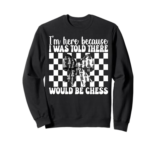 Ich Bin Hier Mir wurde gesagt, DASS es Chess Player Master Girl geben würde Sweatshirt von Womens Coquette Bow Chess Player Master Gifts