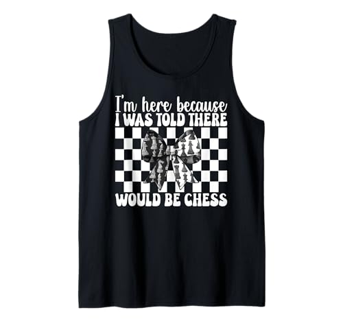 Ich Bin Hier Mir wurde gesagt, DASS es Chess Player Master Girl geben würde Tank Top von Womens Coquette Bow Chess Player Master Gifts