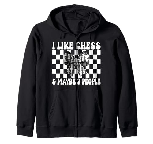 Ich mag Schach und vielleicht 3 Leute, Schachspieler, Master Chess Girl Kapuzenjacke von Womens Coquette Bow Chess Player Master Gifts