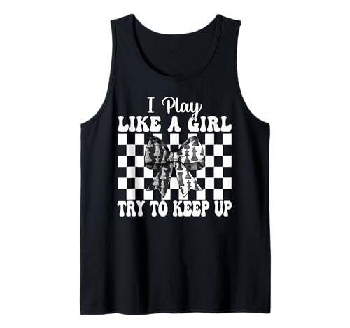 Schachspieler Master Chess Girl Coquette I Play Like A Girl Tank Top von Womens Coquette Bow Chess Player Master Gifts