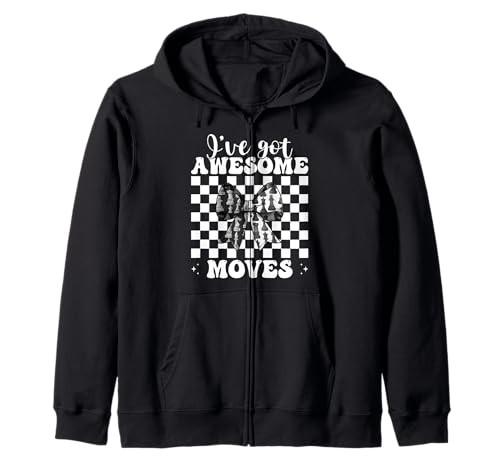 Schachspieler Master Chess Girl Mom I've Got Awesome Moves Kapuzenjacke von Womens Coquette Bow Chess Player Master Gifts