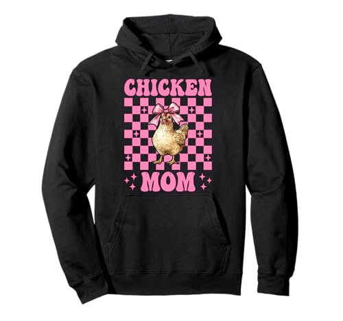Chicken Mom Mama Chicken Farm Farmer Muttertag Kokette Pullover Hoodie von Womens Coquette Bow Chicken Farmer Farming Gifts