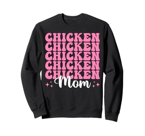 Chicken Mom Mama Chicken Farm Farmer Muttertag Kokette Sweatshirt von Womens Coquette Bow Chicken Farmer Farming Gifts