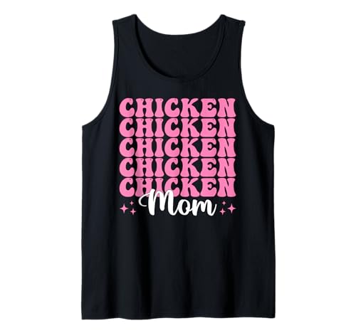 Chicken Mom Mama Chicken Farm Farmer Muttertag Kokette Tank Top von Womens Coquette Bow Chicken Farmer Farming Gifts