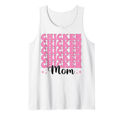 Chicken Mom Mama Chicken Farm Farmer Muttertag Kokette Tank Top von Womens Coquette Bow Chicken Farmer Farming Gifts