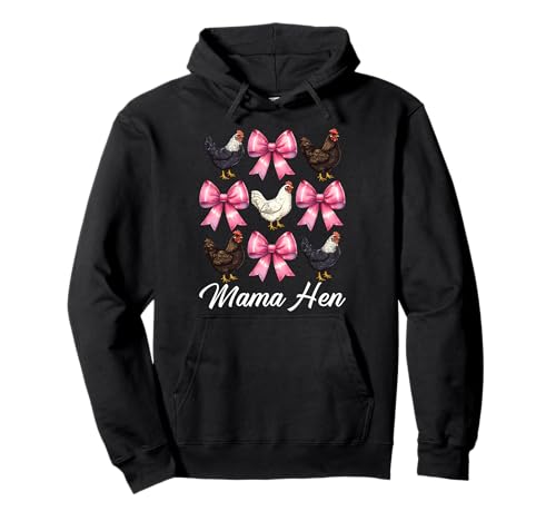 Mama Henne Huhn Mama Hühnerfarm Bauernhof Muttertag Pullover Hoodie von Womens Coquette Bow Chicken Farmer Farming Gifts