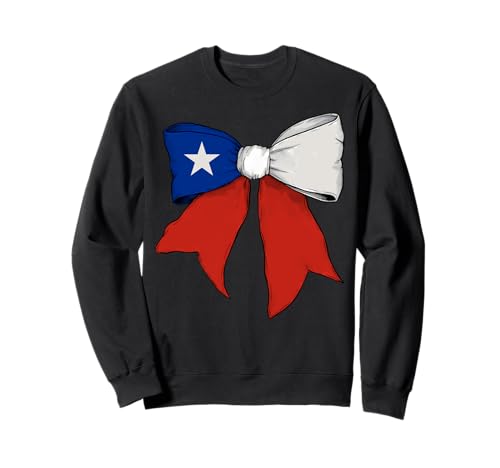Schleifenband mit Chilenischer Flagge für Mädchen Sweatshirt Schleifenband mit Chilenischer Flagge für Mädchen Sweatshirt von Womens Coquette Bow Chile Heritage Flag Gifts