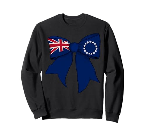 Cookinseln Cook Islander Pride Flag Coquette Bow für Mädchen Sweatshirt Cookinseln Cook Islander Pride Flag Coquette Bow für Mädchen Sweatshirt von Womens Coquette Bow Cook Islands Heritage Gifts