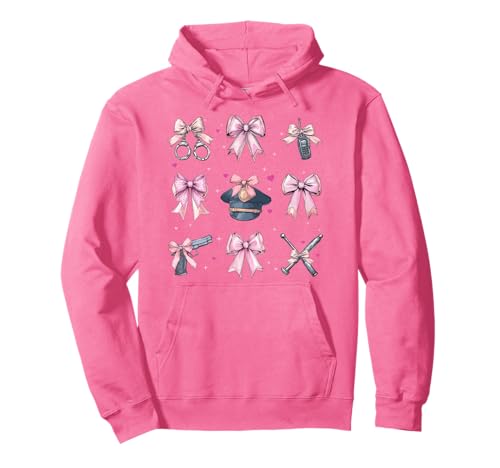 Strafvollzugsbeamter, Mädchen, Kokettenschleife, Rosa Pullover Hoodie Strafvollzugsbeamter, Mädchen, Kokettenschleife, Rosa Pullover Hoodie von Womens Coquette Bow Correctional Officer Gifts
