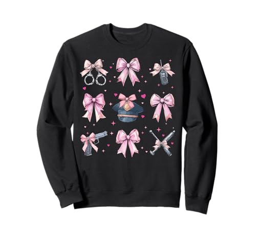 Strafvollzugsbeamter, Mädchen, Kokettenschleife, Rosa Sweatshirt Strafvollzugsbeamter, Mädchen, Kokettenschleife, Rosa Sweatshirt von Womens Coquette Bow Correctional Officer Gifts