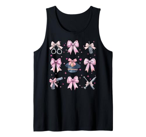 Strafvollzugsbeamter, Mädchen, Kokettenschleife, Rosa Tank Top Strafvollzugsbeamter, Mädchen, Kokettenschleife, Rosa Tank Top von Womens Coquette Bow Correctional Officer Gifts