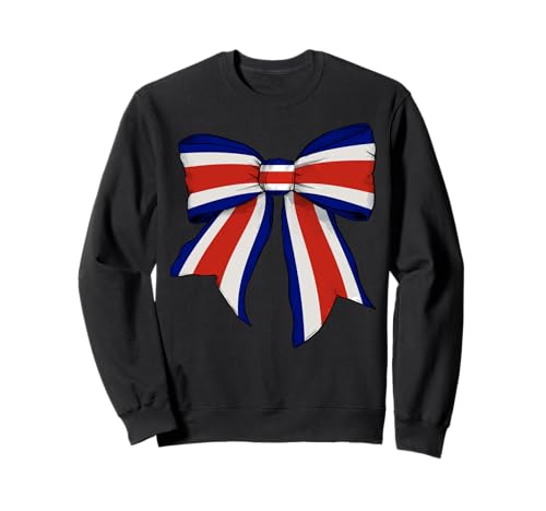 Kokettenschleifenband mit Flagge von Costa Rica, für Mädchen, mit Flagge von Costa Rica Sweatshirt Kokettenschleifenband mit Flagge von Costa Rica, für Mädchen, mit Flagge von Costa Rica Sweatshirt von Womens Coquette Bow Costa Rica Heritage Flag Gifts