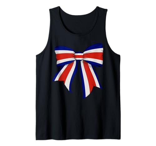 Kokettenschleifenband mit Flagge von Costa Rica, für Mädchen, mit Flagge von Costa Rica Tank Top Kokettenschleifenband mit Flagge von Costa Rica, für Mädchen, mit Flagge von Costa Rica Tank Top von Womens Coquette Bow Costa Rica Heritage Flag Gifts