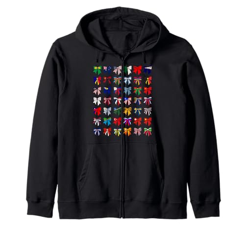 Flaggen der Welt Internationale Länderflaggen Mädchen Kokette Kapuzenjacke Flaggen der Welt Internationale Länderflaggen Mädchen Kokette Kapuzenjacke von Womens Coquette Bow Country Flag Gifts