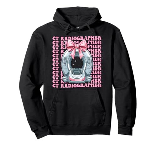 Katzenradiologe CT Tech Radiology Road Tech Mädchen-Kroketten-Bogen Pullover Hoodie von Womens Coquette Bow Ct Radiographer CT Tech Gifts