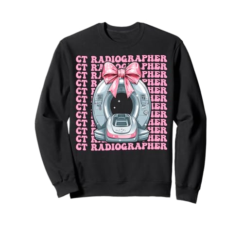 Katzenradiologe CT Tech Radiology Road Tech Mädchen-Kroketten-Bogen Sweatshirt von Womens Coquette Bow Ct Radiographer CT Tech Gifts