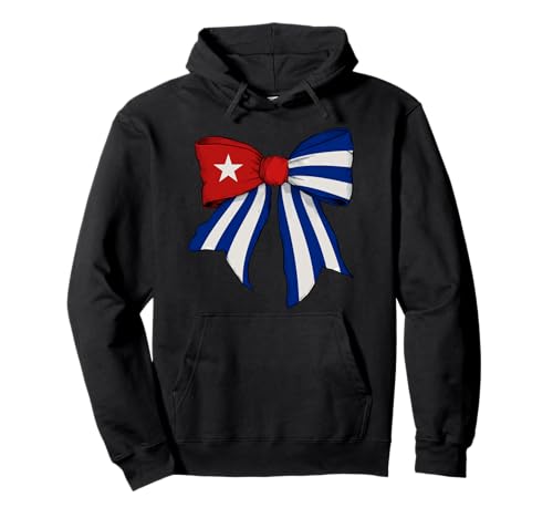 Kuba Kubanischer Stolz Flagge Mädchen Kokette Schleife Band Pullover Hoodie Kuba Kubanischer Stolz Flagge Mädchen Kokette Schleife Band Pullover Hoodie von Womens Coquette Bow Cuba Heritage Flag Gifts
