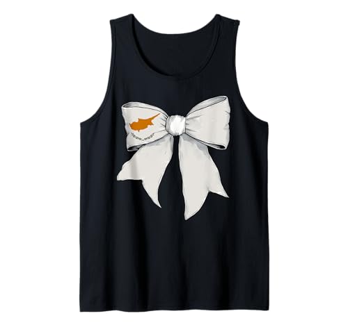 Schleifenband mit Zypern-Flagge für Mädchen Tank Top Schleifenband mit Zypern-Flagge für Mädchen Tank Top von Womens Coquette Bow Cyprus Heritage Flag Gifts