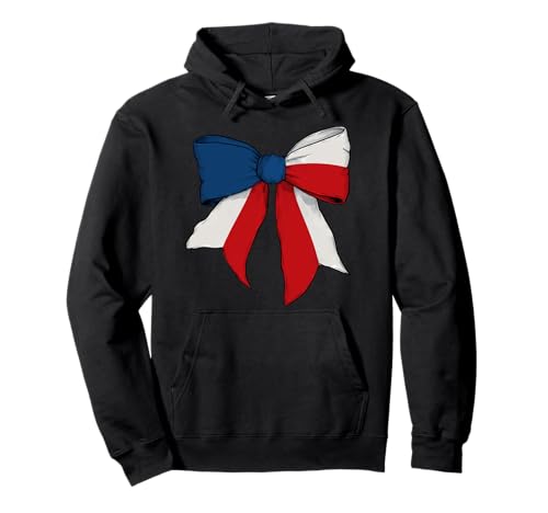Schleifenband mit tschechischer Flagge für Mädchen Pullover Hoodie von Womens Coquette Bow Czechia Heritage Flag Gifts