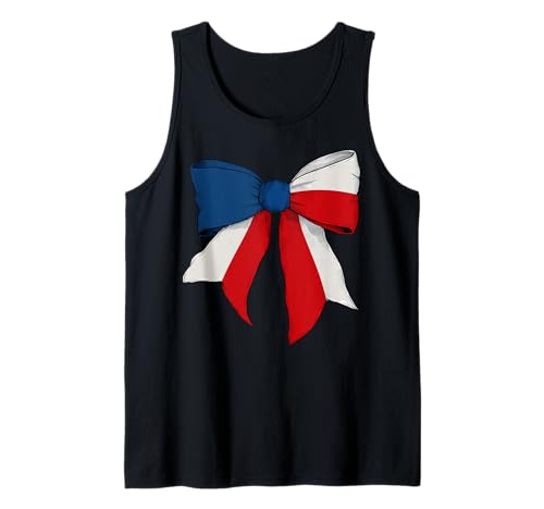 Schleifenband mit tschechischer Flagge für Mädchen Tank Top Schleifenband mit tschechischer Flagge für Mädchen Tank Top von Womens Coquette Bow Czechia Heritage Flag Gifts