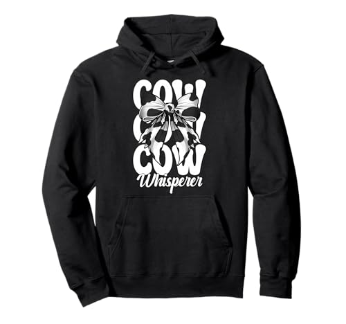 Kuhflüsterer Lustige Milchbauer Kuh Milchvieh Landwirtschaft Mädchen Mama Pullover Hoodie von Womens Coquette Bow Dairy Farmer Cow Farming Gifts