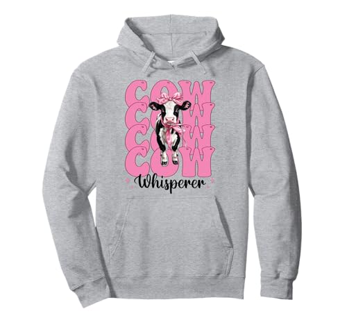 Kuhflüsterer Lustige Milchbauer Kuh Milchvieh Landwirtschaft Mädchen Mama Pullover Hoodie von Womens Coquette Bow Dairy Farmer Cow Farming Gifts