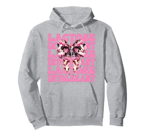 Laktoseintolerante Milchbauer Kuhmilchhaltung Mädchen Mama Pullover Hoodie von Womens Coquette Bow Dairy Farmer Cow Farming Gifts