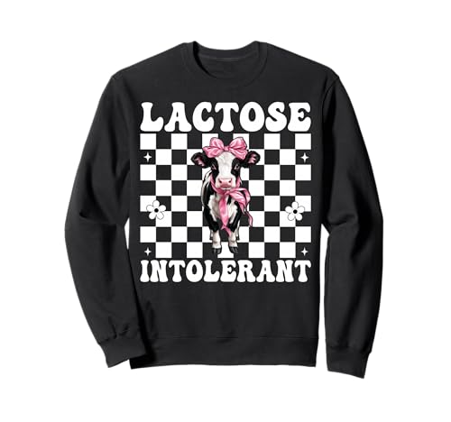 Laktoseintolerante Milchbauer Kuhmilchhaltung Mädchen Mama Sweatshirt von Womens Coquette Bow Dairy Farmer Cow Farming Gifts