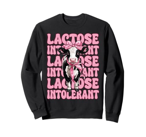 Laktoseintolerante Milchbauer Kuhmilchhaltung Mädchen Mama Sweatshirt von Womens Coquette Bow Dairy Farmer Cow Farming Gifts