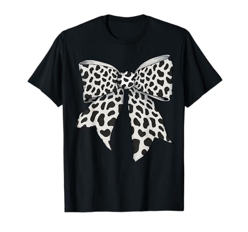 Dalmatiner Hautmuster Halloween Kostüm Mädchen Kokette Schleife T-Shirt Dalmatiner Hautmuster Halloween Kostüm Mädchen Kokette Schleife T-Shirt von Womens Coquette Bow Dalmatian Dog Gifts