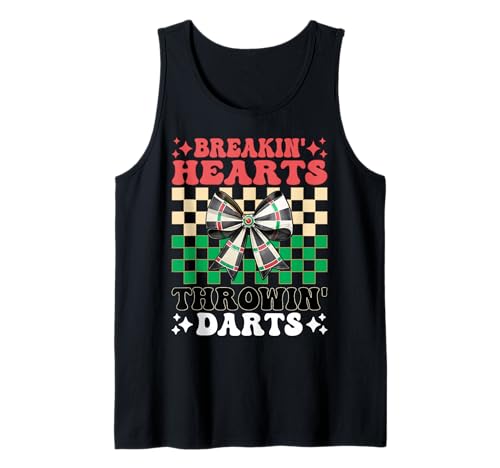 Breakin' Hearts Throwin' Darts Dartscheibe Dart Girl Coquette Tank Top von Womens Coquette Bow Darts Dartboard Dart Gifts