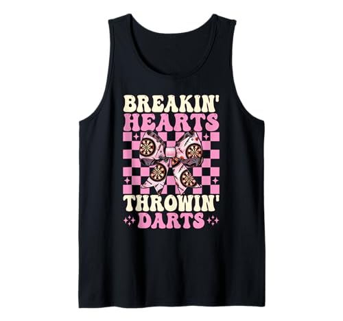 Breakin' Hearts Throwin' Darts Dartscheibe Dart Girl Coquette Tank Top von Womens Coquette Bow Darts Dartboard Dart Gifts